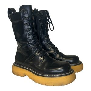 Bottega Veneta Combat Boots, MSRP $1,700